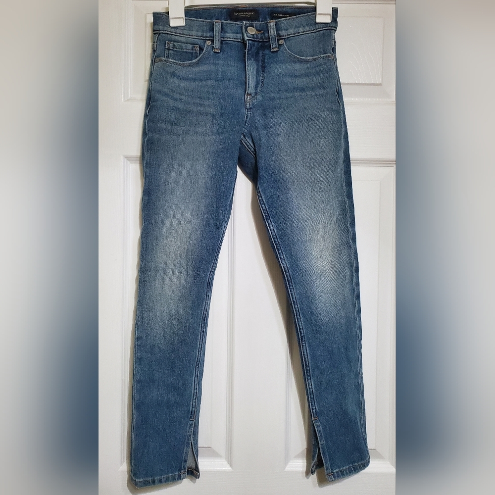 Banana Republic Premium Denim Mid Rise Skinny